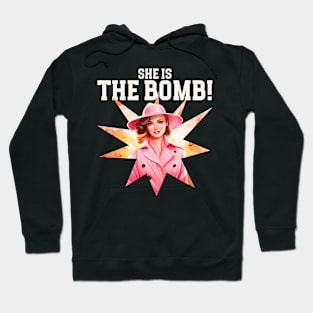 she is the bomb Hoodie